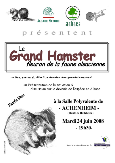 Affiche grand hamster